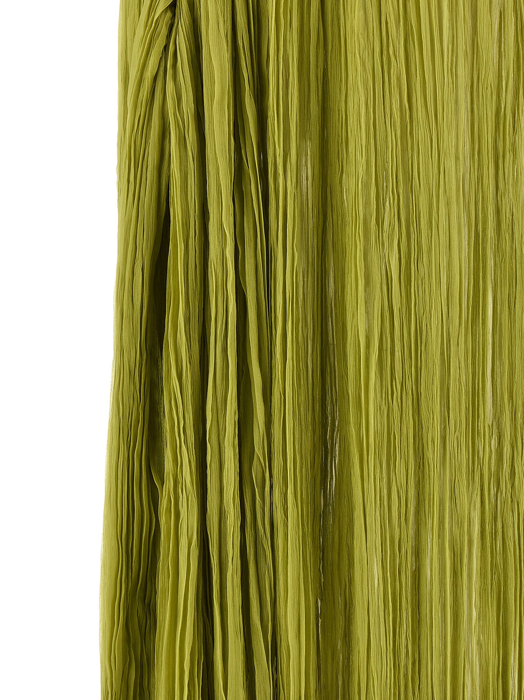 Federica Bonifaci The Pleated Dress Cape Abiti - Verde | 426936329bbcc2e96c018e31265b291ae2d1082d