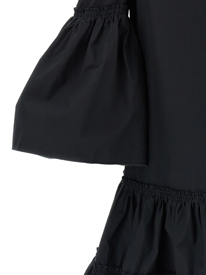 J.W. Anderson Ruffles Abiti - Nero | c25665620c33c1b9757ff416bf31c0fd56ed49a9