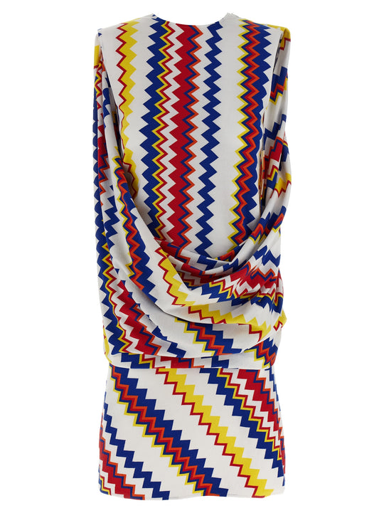 Peplos Dress Abiti Multicolor