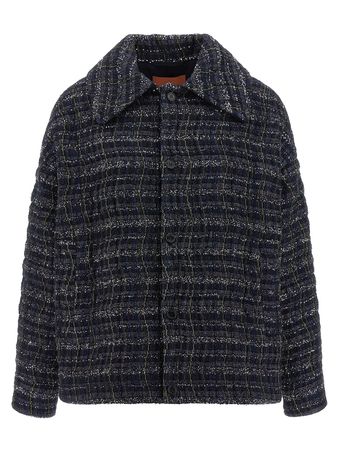 Missoni Caperdoni Frame Overshirt Trench e Impermeabili - Blu | 2799ca6ab3819e94a8cc099afb869ac6257654e9