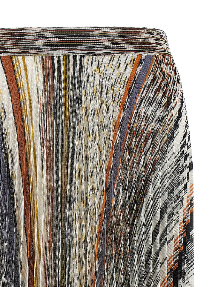 Missoni Pleated Skirt Gonne - Multicolor | 7b6a25128ab960f0fe6dddd7ac5fec5aa268eb75