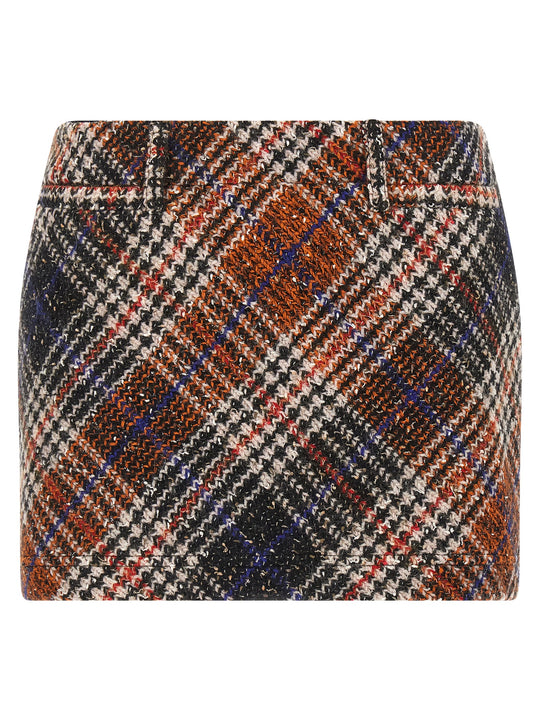 Tweed Skirt Gonne Multicolor