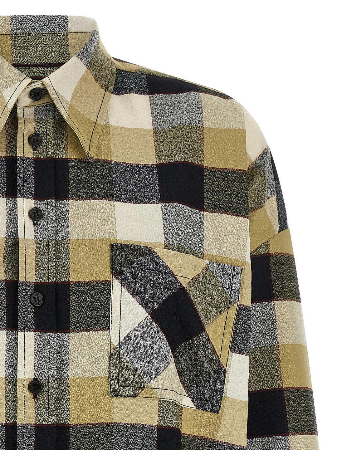 Missoni Check Pattern Shirt Camicie - Beige | 7b5bf8139909cc2673fb0c1f0796e7d12f90fcdd