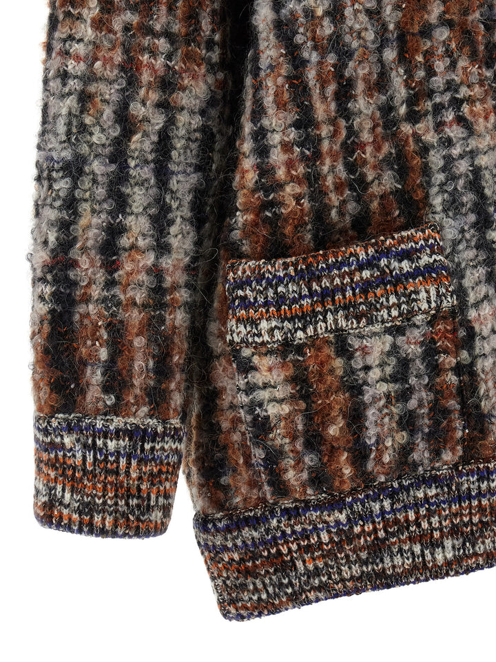 Missoni Bouclé Wool Cardigan Maglioni - Multicolor | 712954d594c1ab4f2b3859bcc8aba13efcd86825