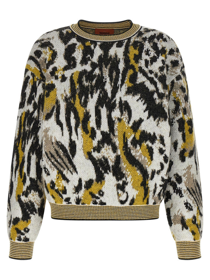 Missoni Animalier Motif Sweater Maglioni - Multicolor | 05e66f1b0b8eb38fbeedfbbe1497a3170dbcccd7