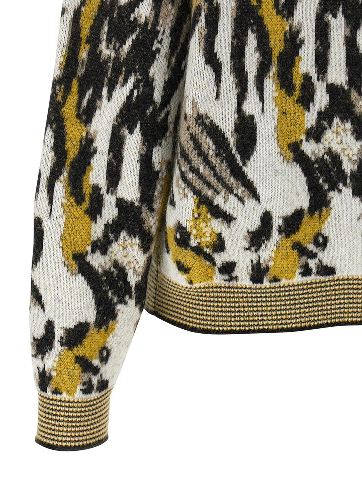 Missoni Animalier Motif Sweater Maglioni - Multicolor | c66c10f63ebcf0d28efaf92700ca08732c2a4813