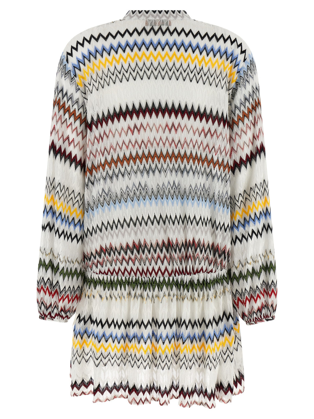 Missoni Micro Chevron Dress Abiti - Bianco | 269173ee7ed299634ed9236ca4dfa8bc494e52e0