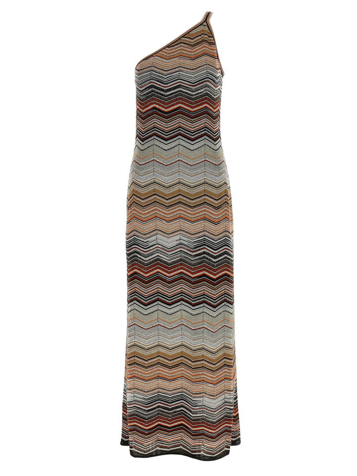 Missoni One-Shoulder Dress Abiti - Multicolor | cf6132a84f287125c0d9bc37e9396ff941b5ec4f