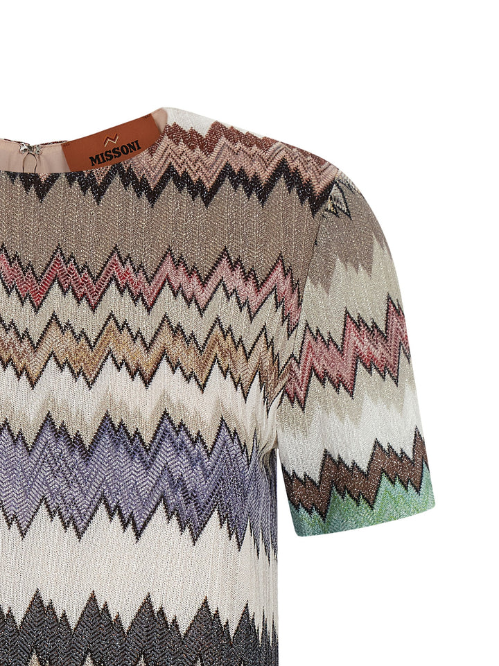 Missoni Lamé Viscose Dress Abiti - Multicolor | 62430fe15f63541138d188fb7eb909745e5b15cd