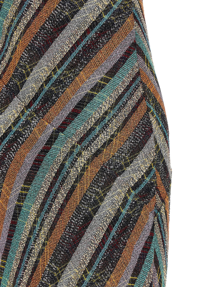 Missoni Irregular Zig Zag Dress Abiti - Multicolor | ba7fce33d47638f80715645ef93093b5937245bb
