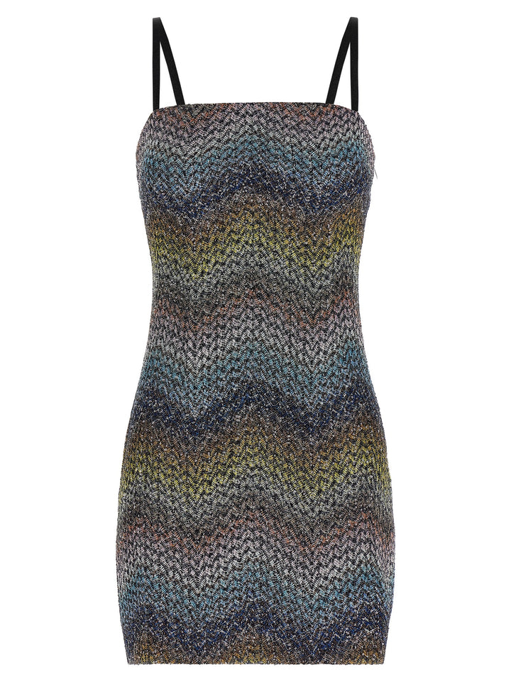 Missoni Lamé Viscose Dress Abiti - Multicolor | ab3665a49e14ee9618b75076fb92d7dc8b182820