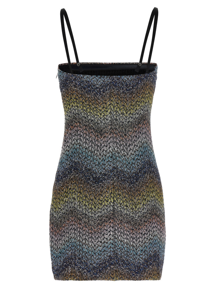 Missoni Lamé Viscose Dress Abiti - Multicolor | 604ecc448c8cfdcc2cda3b89dc9ca3e47fbe757f