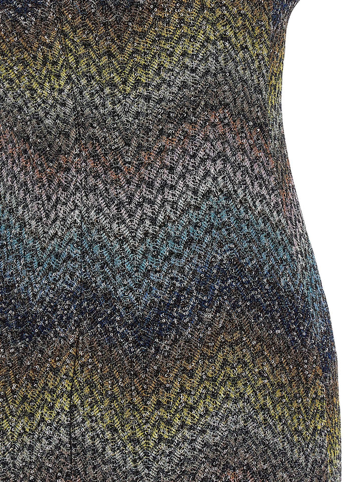 Missoni Lamé Viscose Dress Abiti - Multicolor | 74cf18731a335f22de25372f56e0a79a4fe2954f