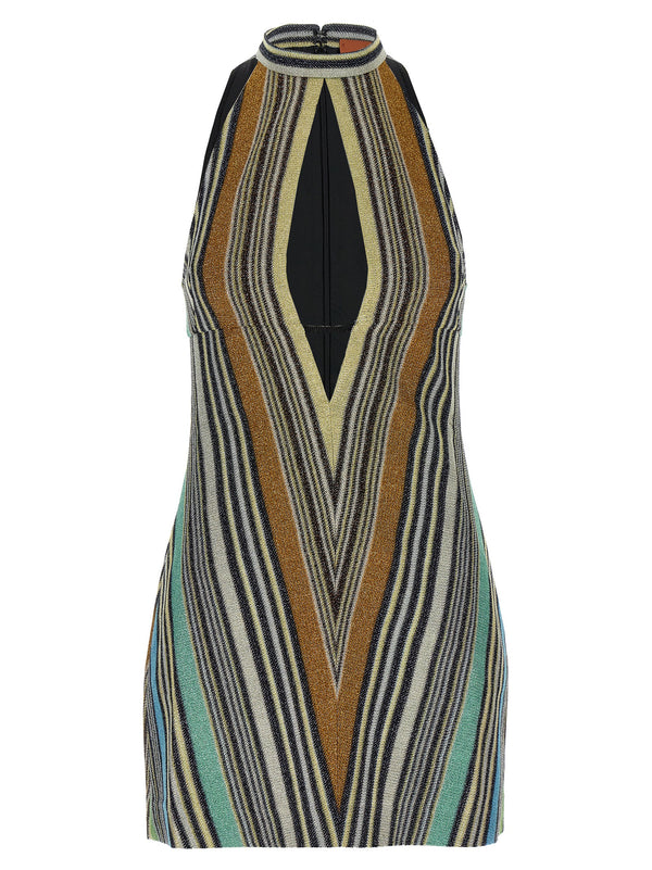 Lamé Viscose Dress Abiti Multicolor