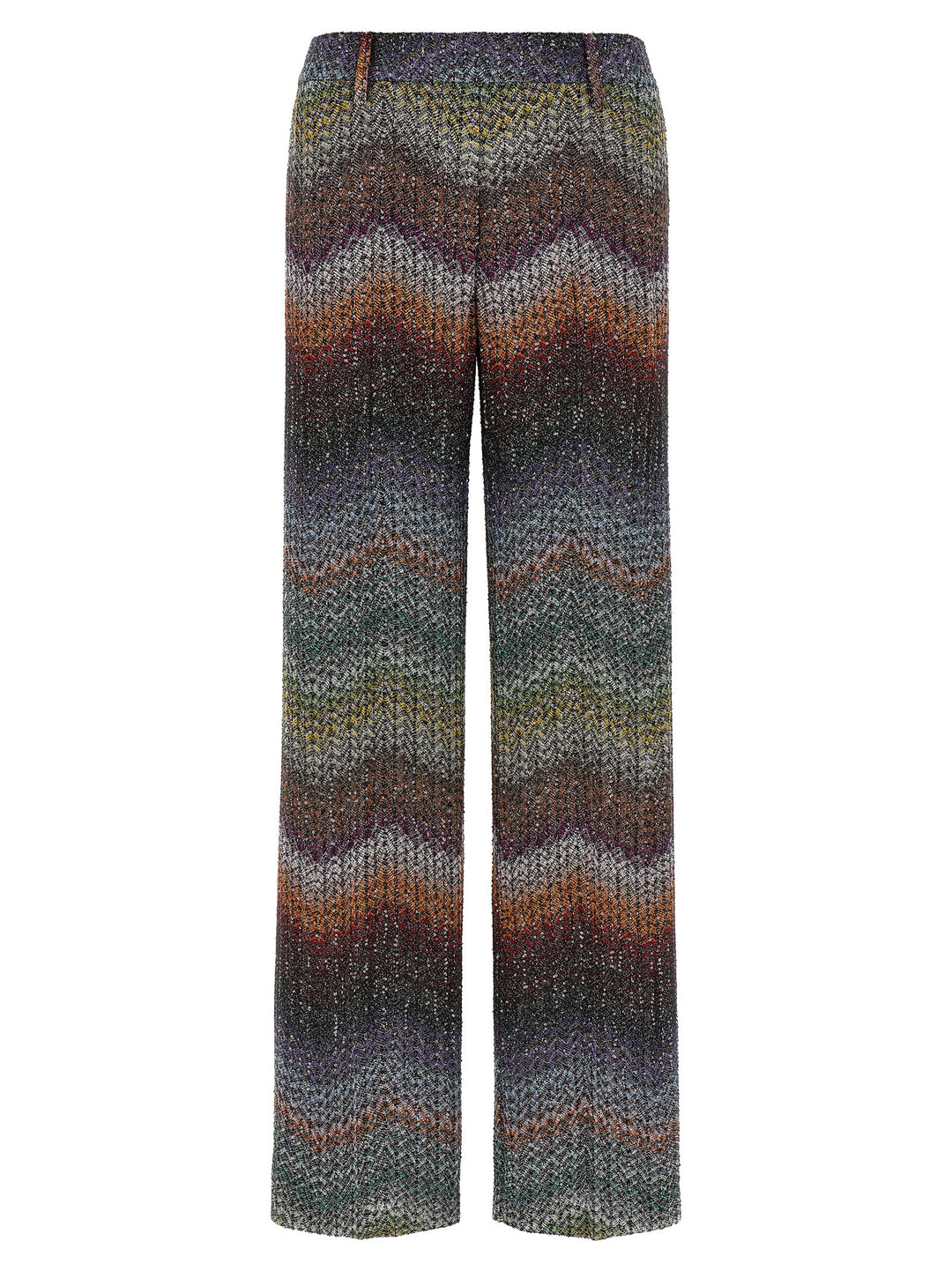 Missoni Zigzag Lamé Viscose Pantaloni - Multicolor | a659d173fc3562f0f2ed91e0f295cec743a6644d
