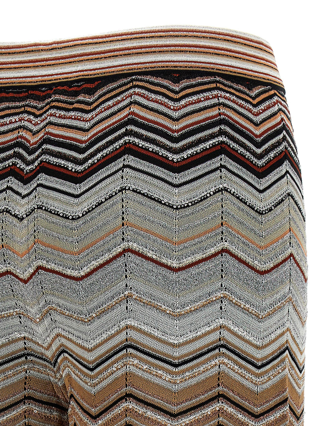 Missoni Chevron Lamé Pantaloni - Multicolor | 35690ea11e4b664d30317ac9672d4192709d8c5d