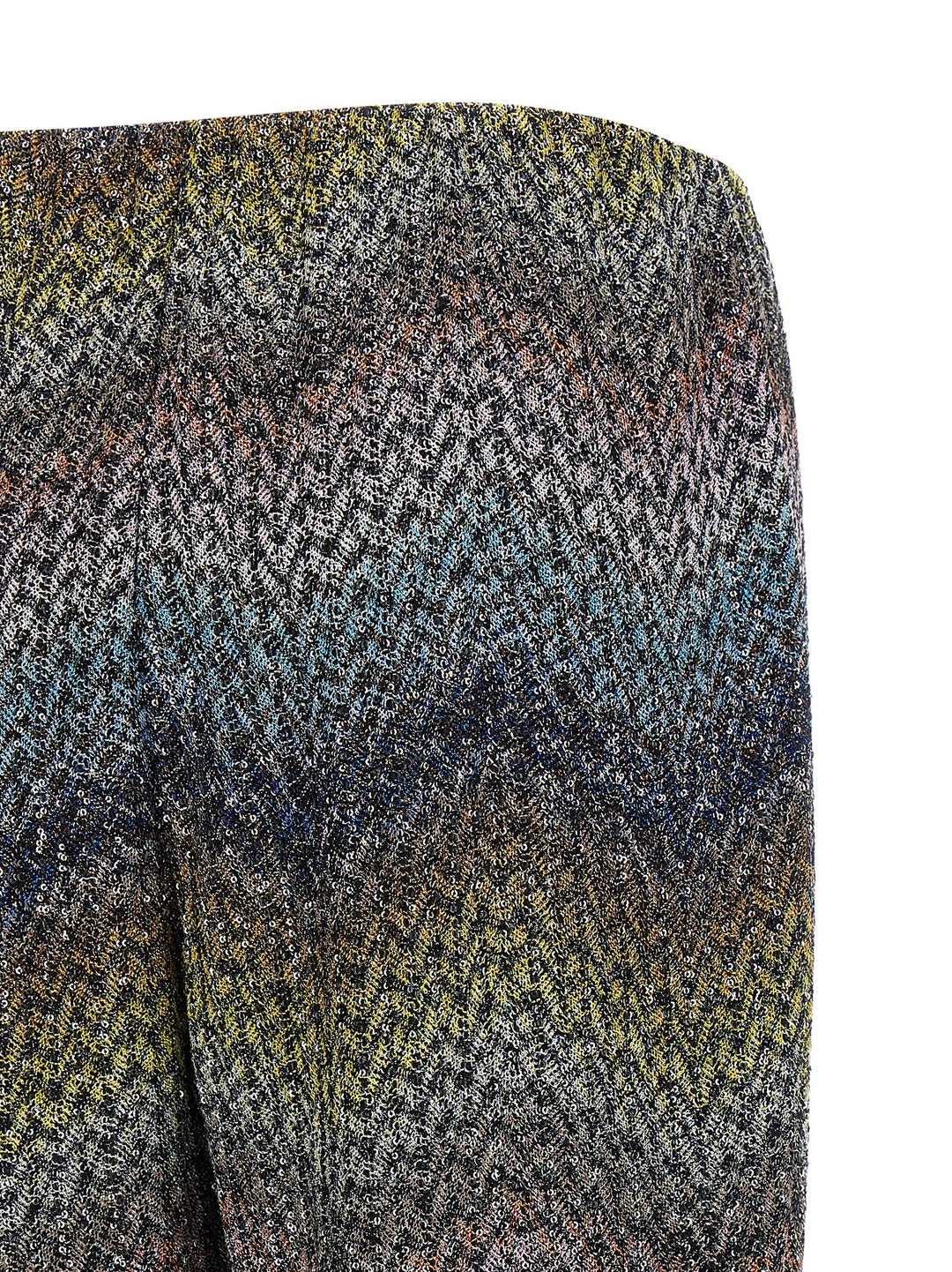 Missoni Lamé Viscose Pantaloni - Multicolor | e45ebac53f614be80aa95d9ca50e5d17b6acda35