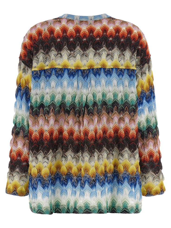 Missoni Knitted Blouse Camicie - Multicolor | 7749305f083a9fbbb78efb10efdbf649a5f52286