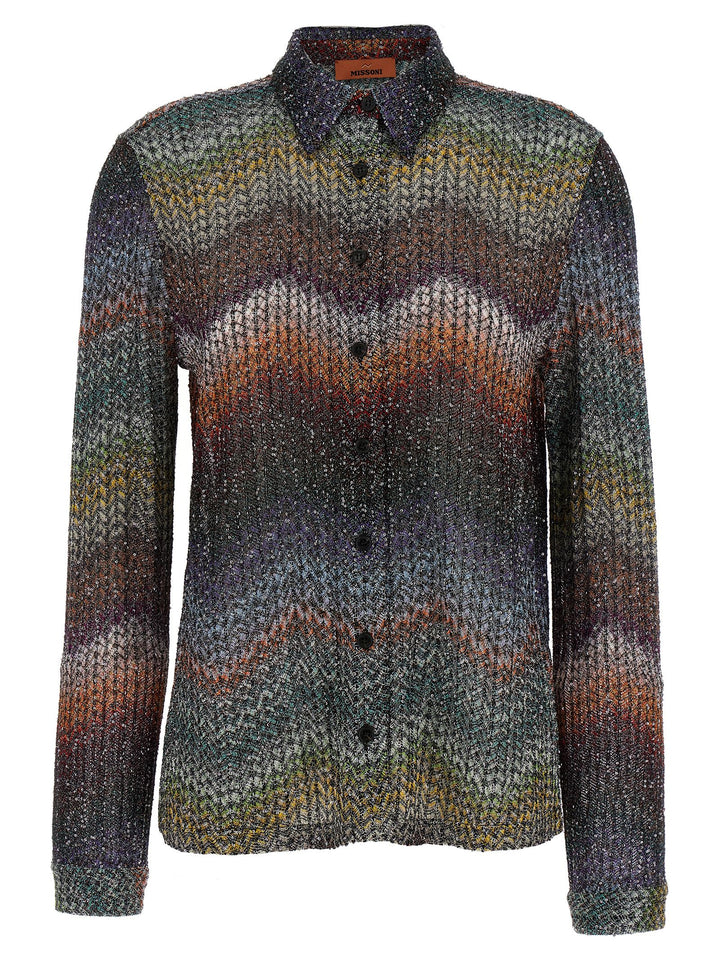 Missoni Sequin And Lamé Viscose Shirt Camicie - Multicolor | ba44fab3b50f20802209d7731862e226ea8ac294