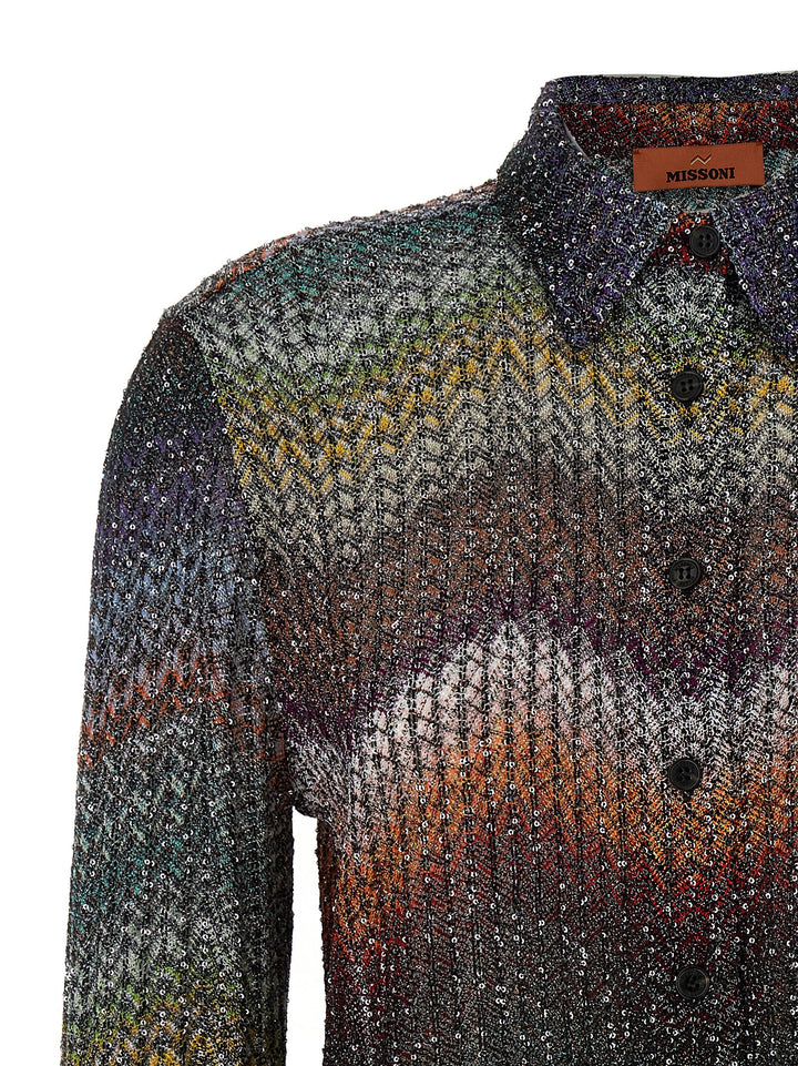 Missoni Sequin And Lamé Viscose Shirt Camicie - Multicolor | b37f4532d4c77955e0ca17ab25f053d8846dd38a