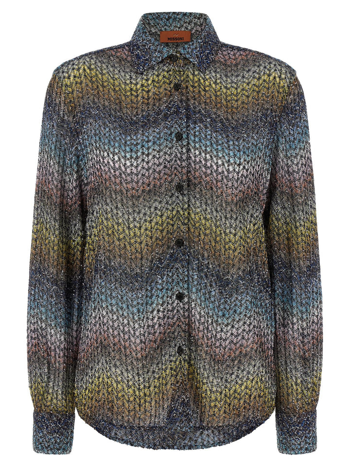 Missoni Lamé Viscose Shirt Camicie - Multicolor | 7c961b300698597a50e82483a6312f52cb969111