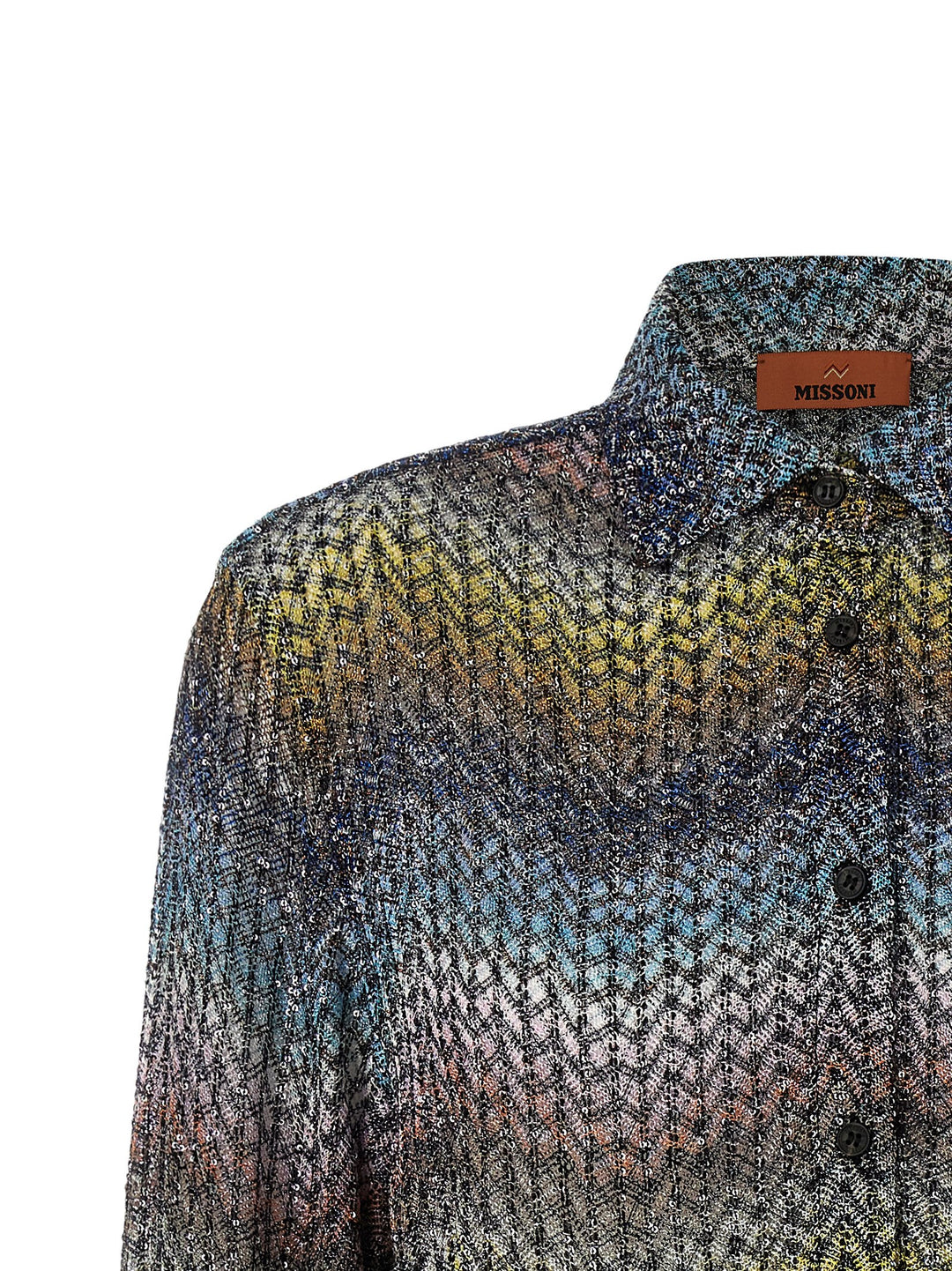 Missoni Lamé Viscose Shirt Camicie - Multicolor | c3e8ac8724848fe74315c05d0f96f53ad5ef53f0