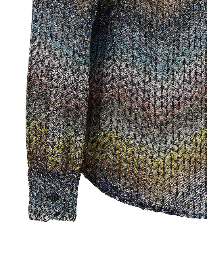 Missoni Lamé Viscose Shirt Camicie - Multicolor | 88b79534a37989e2824611e042801ed950e841fd