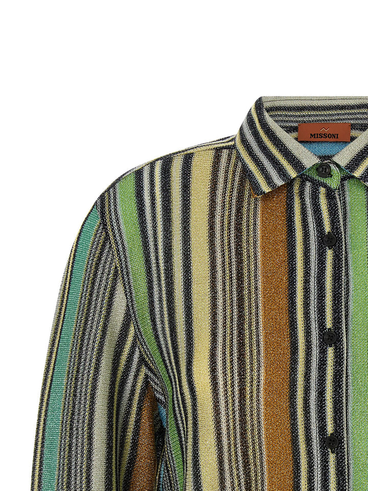 Missoni Lamé Viscose Shirt Camicie - Multicolor | f202bf92e1ef26f35d4f75e38cc1b59711273769