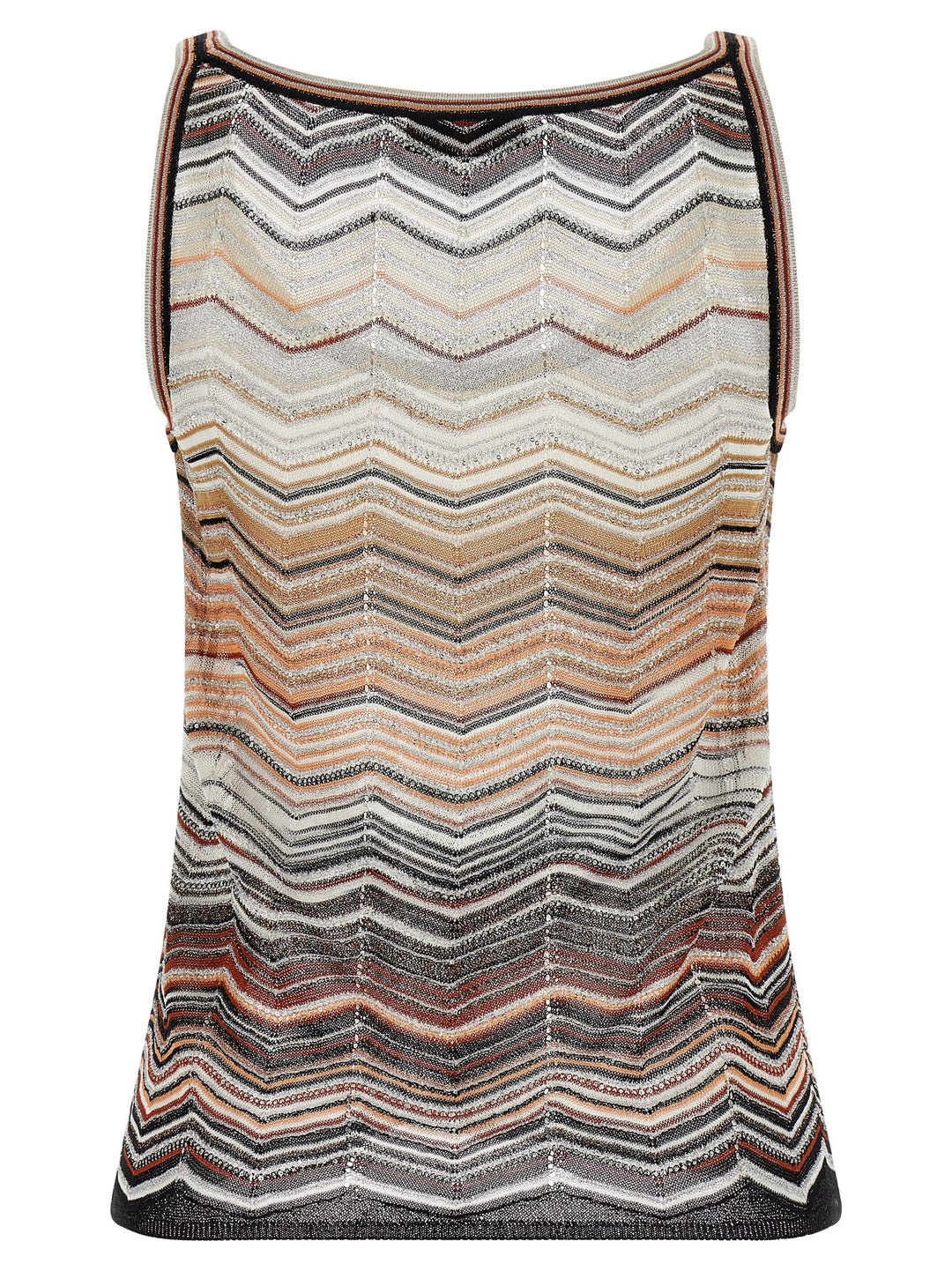 Missoni Tank Top Chevron Lamé Top - Multicolor | e2234cc0ffc134b1c80fbc507e9ea21dc8783437