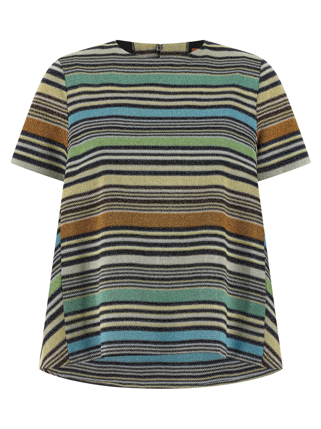 Missoni Lamé Stripes T shirt - Multicolor | 428c13248a81ea24bbe4ccc19a64332cfe8fb140