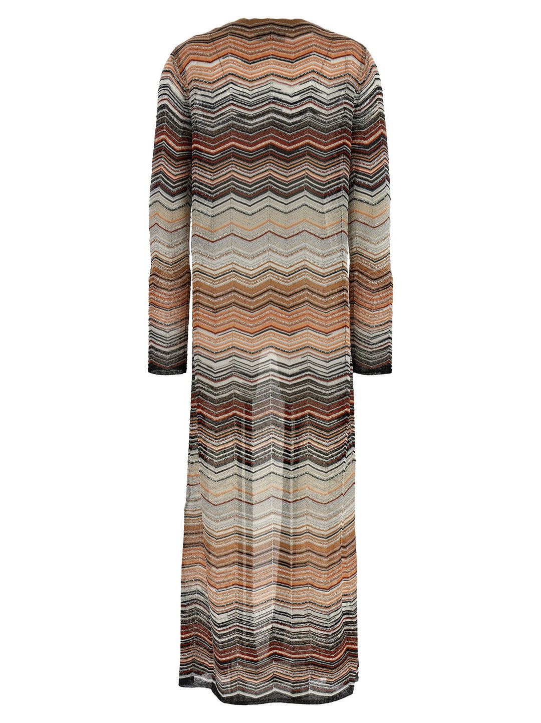 Missoni Chevron Lamé Cardigan Maglioni - Multicolor | b652846e37264f869fd21c3fe5f6e0b98a9a0835