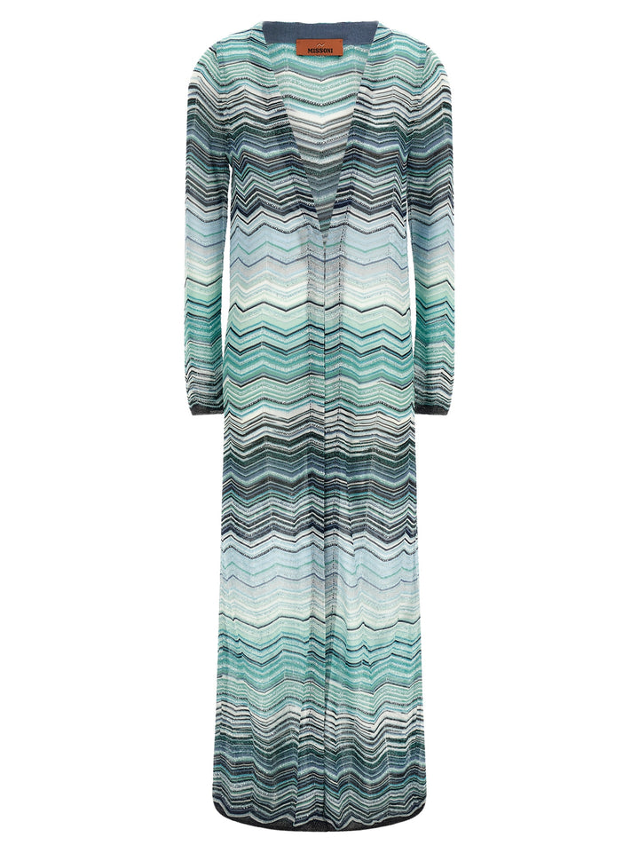 Missoni Chevron Cardigan Maglioni - Multicolor | 790598f51aeddf62f38a0c40c13d840252c66d0d