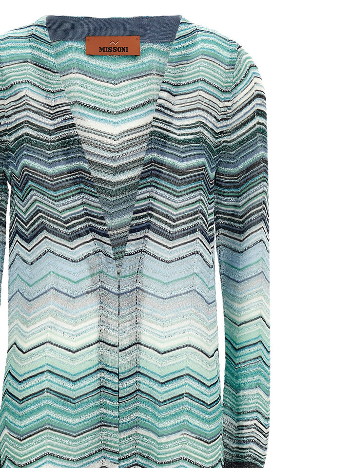 Missoni Chevron Cardigan Maglioni - Multicolor | 48bae8928bc4fbc8611b012b306574d0b3c08d93