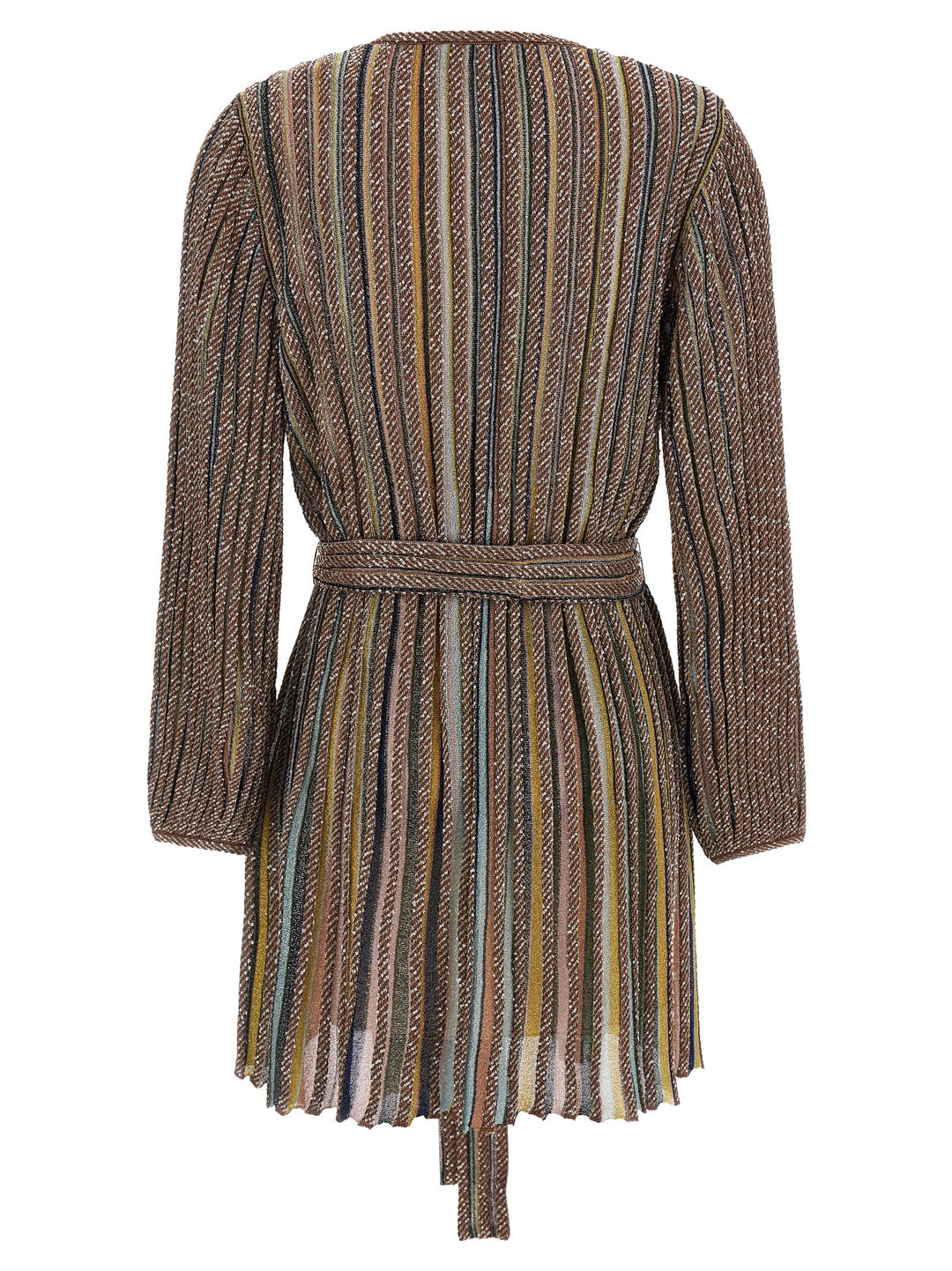 Missoni V-Neck And Belt Dress Abiti - Multicolor | 5123896f11cdfa0df1f26c1b5db8704bd77c6764