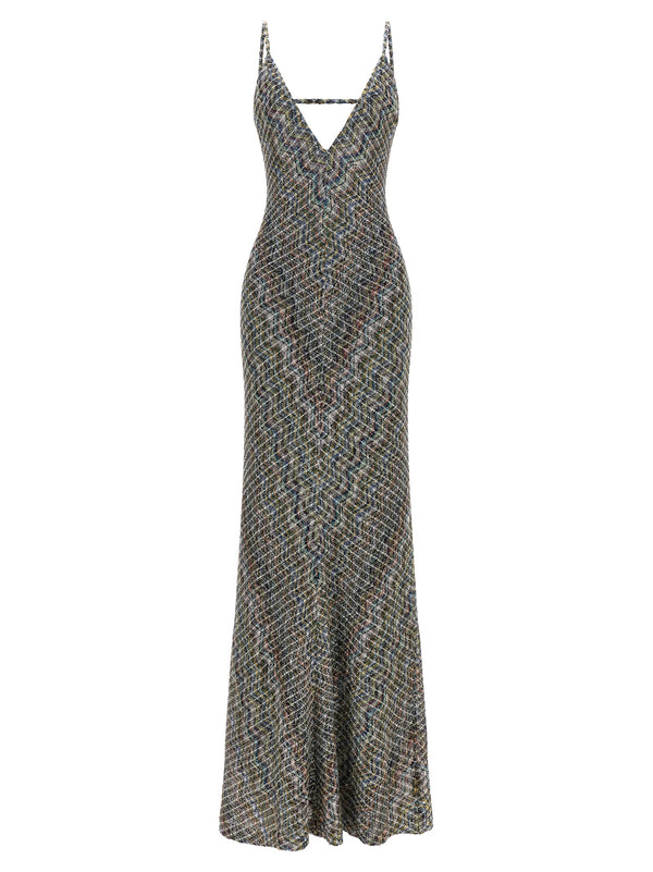 Sequin Dress Abiti Multicolor