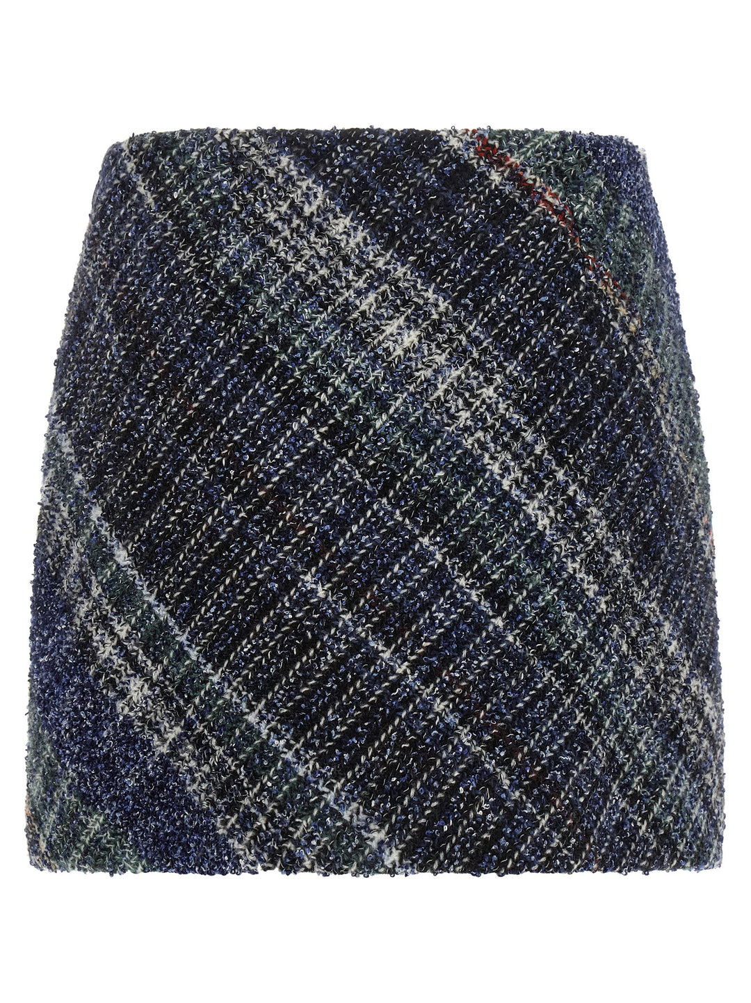 Missoni Check Wool Skirt Gonne - Blu | 3b559468d725277d7d53ae3f8be941f87d18fcd9