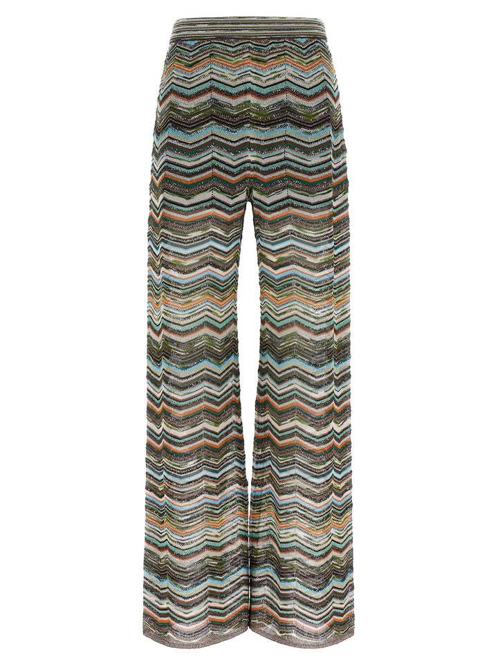 Missoni Palazzo Pantaloni - Multicolor | f7e37d951fb00eaa0be51f8dba8db8477ceedaaa
