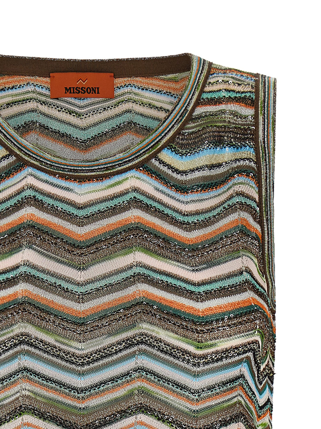 Missoni Chevron Workmanship Top Top - Multicolor | 64893ba41d87f62f823d3766b0581b9799a7b323