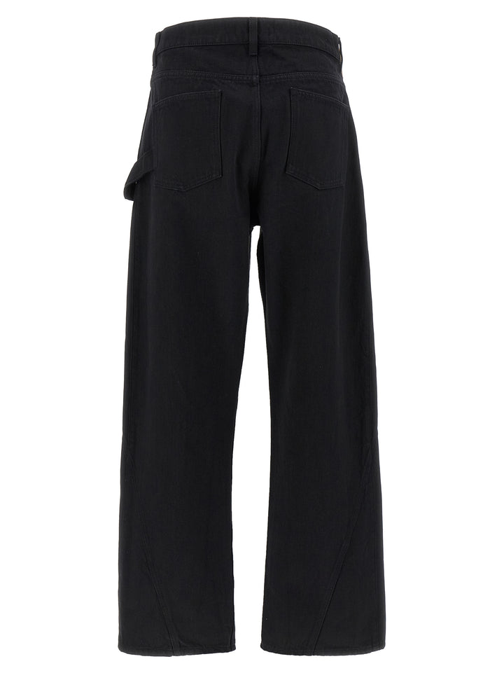 J.W. Anderson Twisted Workwear Jeans - Nero | b19378d77bb3c0e0827182227d2a857921d8cc94