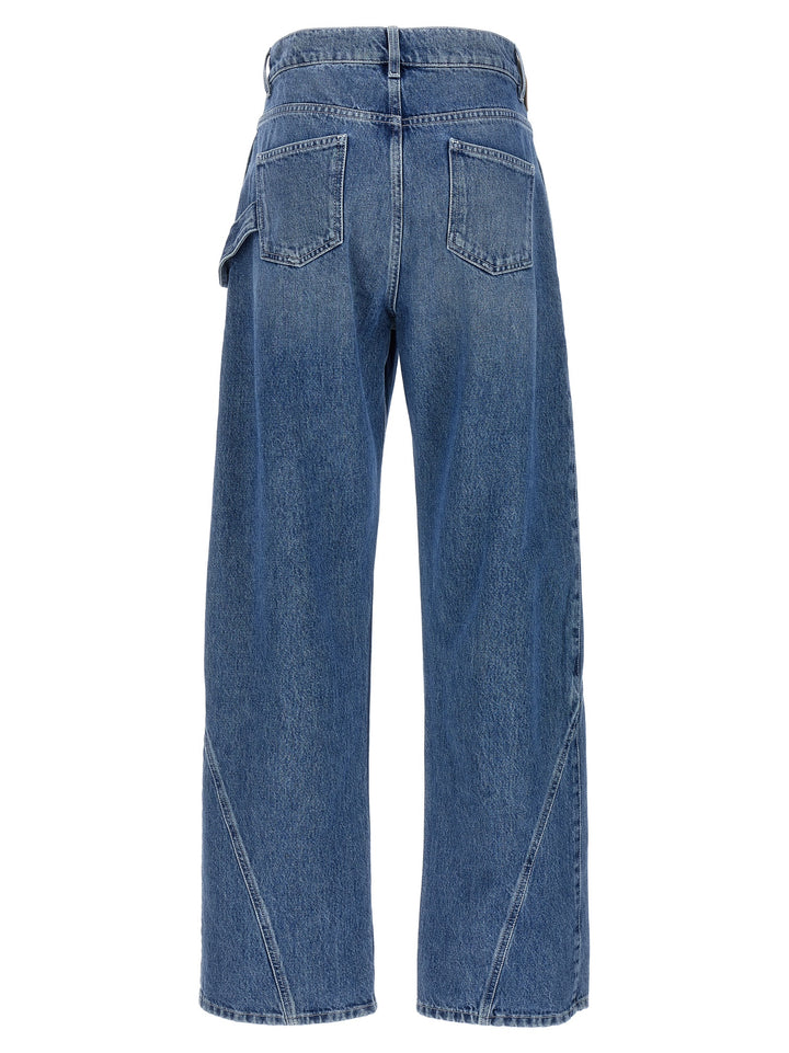 J.W. Anderson Twisted Workwear Jeans - Celeste | 4521b02823e0d3f3a3291b17e8a17fadfcc93d1b