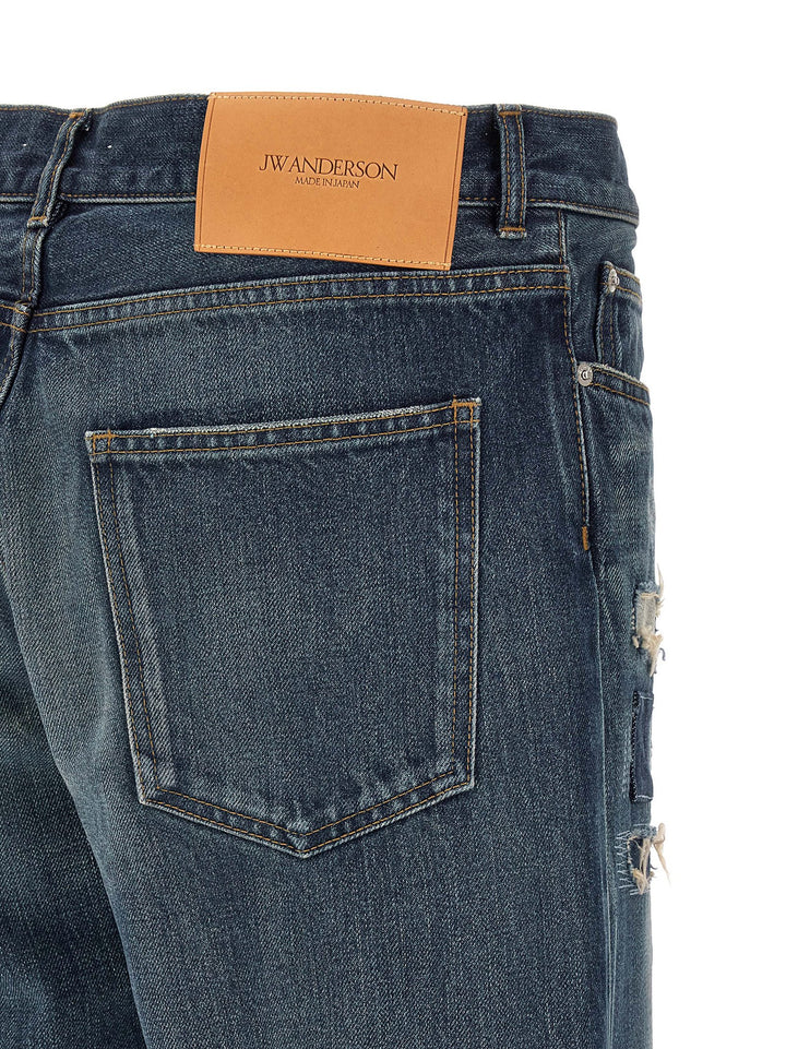 J.W. Anderson Japanese Denim Jeans - Blu | 4830d5971bbb503c3158d53ff475dd748a9e1d36