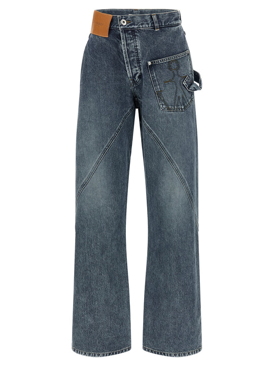Twisted Workwear Jeans Blu