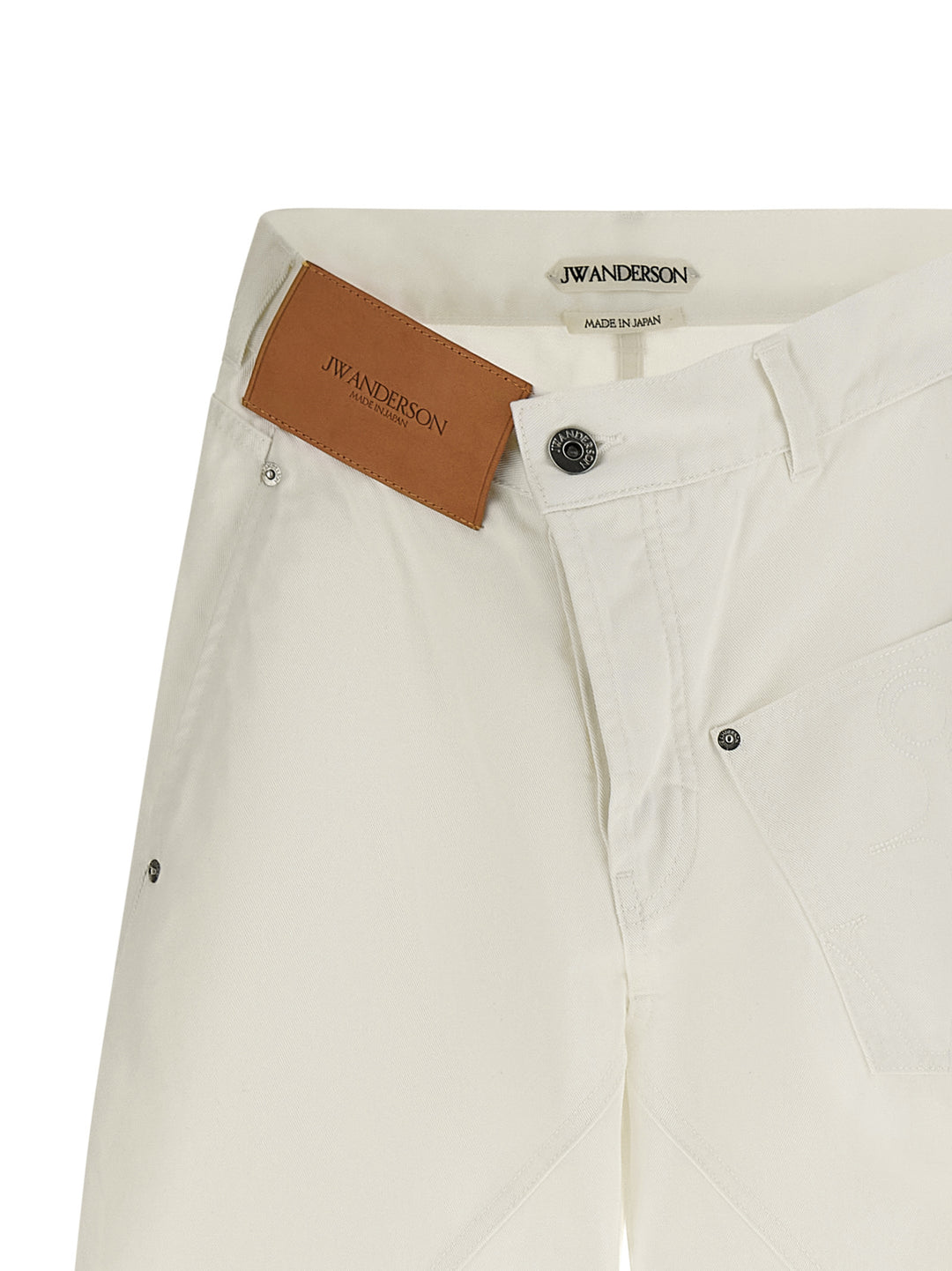 J.W. Anderson Twisted Workwear Jeans - Bianco | e43c7ef6f873c7ec9a56e2b1f5e3ebe2d8f27ad2