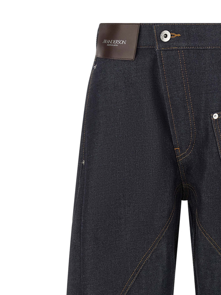 J.W. Anderson Twisted Workwear Jeans - Blu | da16fe3447e4ebc0e9a8b54a364dc6d0784b49a1