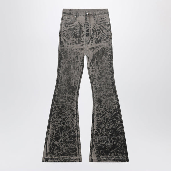 Concordians Bolan Bootcut High-Rise Jeans In Black Denim