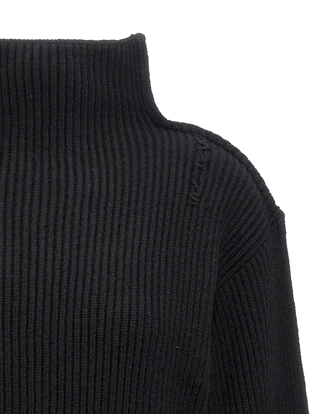 Marni Ribbed Sweater Maglioni - Nero | adad90f063d1a4d304699f5d6209f3a7fd9b321d