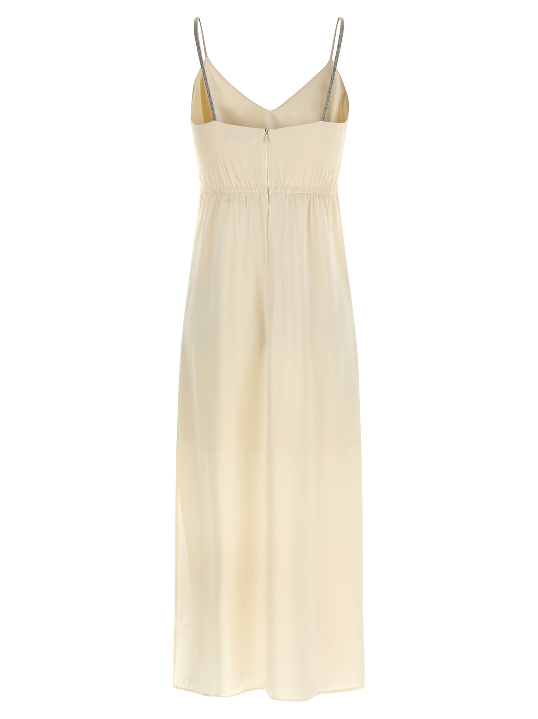 Peserico Satin Dress Abiti - Bianco | 2c9b7782c1257034853e0374da4edcdeecd9bbf6