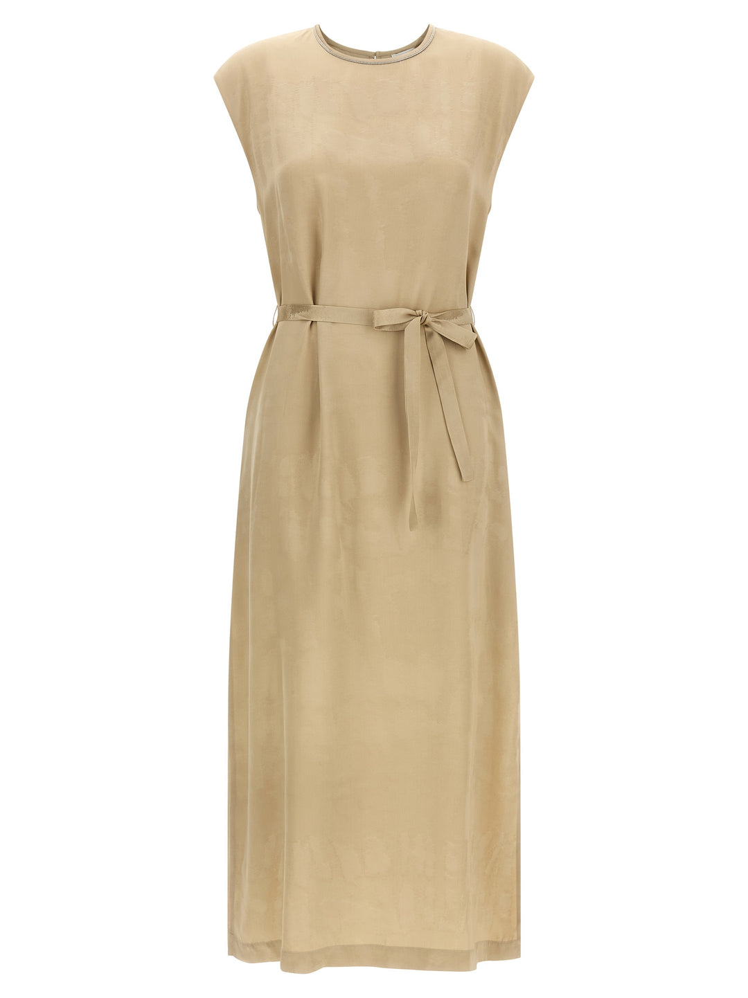 Peserico Fluid Viscose Dress Abiti - Beige | 84f7b5a79208e965edaf3310340aa3341b95ccef