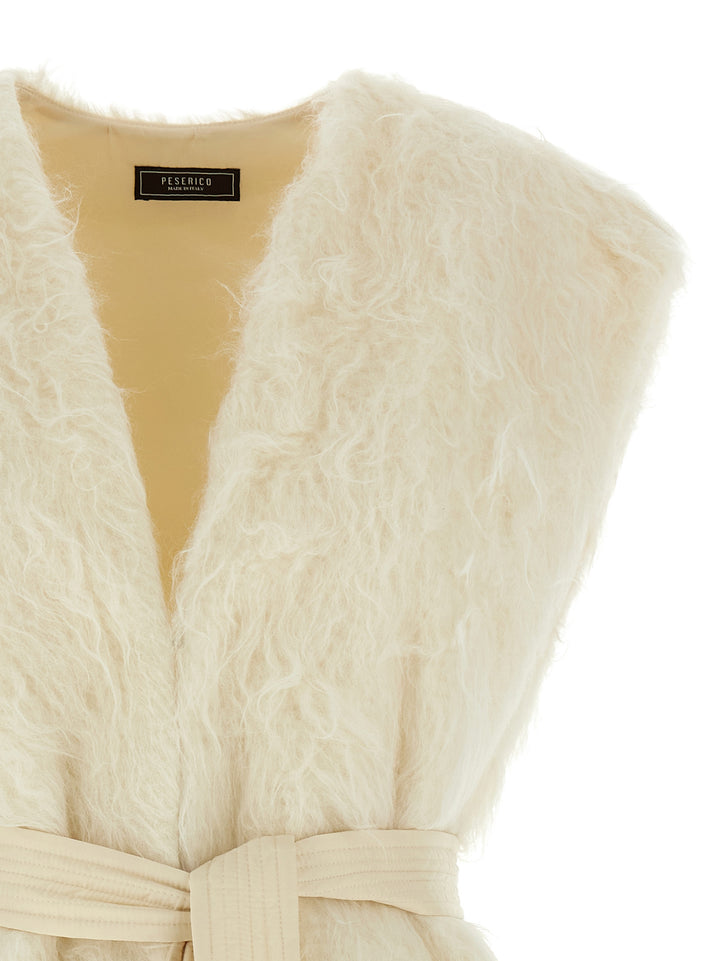 Peserico Fur Vest Gilet - Bianco | a832c2c3930dc2fcf57e4b895bfaa8a4beffd2ff