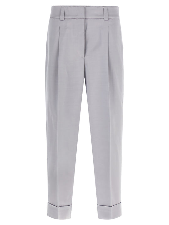 Satin Pantaloni Grigio